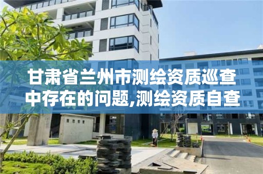 甘肅省蘭州市測繪資質巡查中存在的問題,測繪資質自查報告