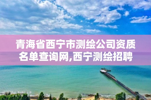 青海省西寧市測繪公司資質名單查詢網,西寧測繪招聘。