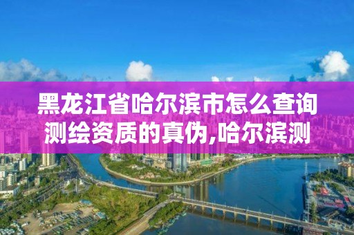 黑龍江省哈爾濱市怎么查詢測繪資質的真偽,哈爾濱測繪地理信息局。