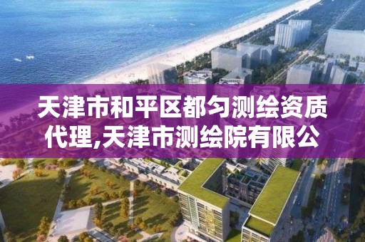 天津市和平區都勻測繪資質代理,天津市測繪院有限公司資質