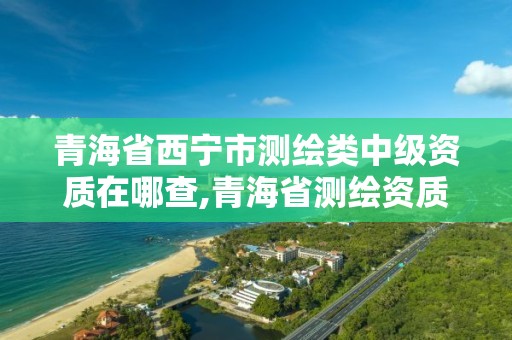 青海省西寧市測繪類中級資質在哪查,青海省測繪資質延期公告