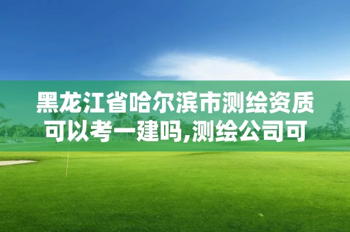 黑龍江省哈爾濱市測繪資質(zhì)可以考一建嗎,測繪公司可以報考一建嗎。