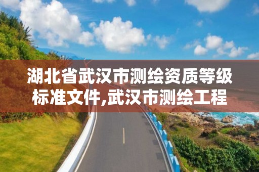 湖北省武漢市測繪資質等級標準文件,武漢市測繪工程技術規定。