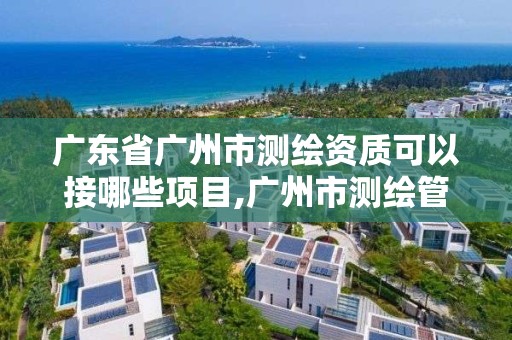 廣東省廣州市測繪資質可以接哪些項目,廣州市測繪管理辦法。