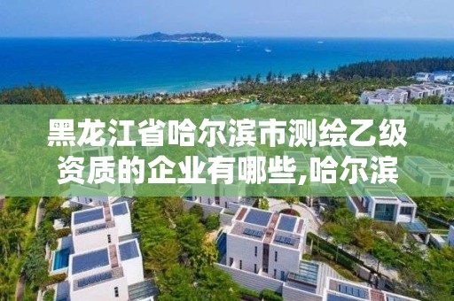 黑龍江省哈爾濱市測繪乙級資質的企業有哪些,哈爾濱甲級測繪公司。