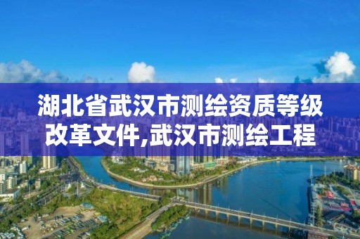 湖北省武漢市測繪資質(zhì)等級改革文件,武漢市測繪工程技術規(guī)定