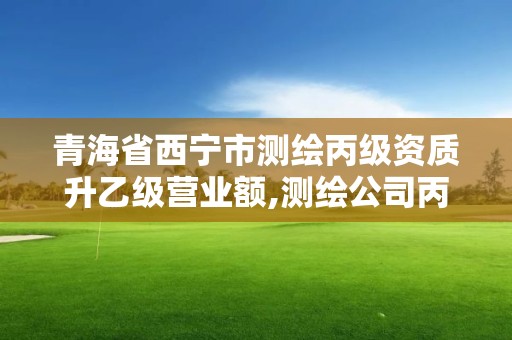 青海省西寧市測繪丙級資質升乙級營業額,測繪公司丙級資質要求。