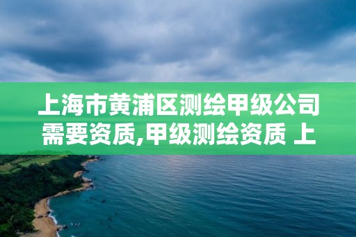 上海市黃浦區測繪甲級公司需要資質,甲級測繪資質 上市公司