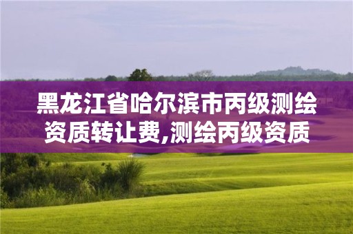 黑龍江省哈爾濱市丙級(jí)測(cè)繪資質(zhì)轉(zhuǎn)讓費(fèi),測(cè)繪丙級(jí)資質(zhì)承接業(yè)務(wù)范圍