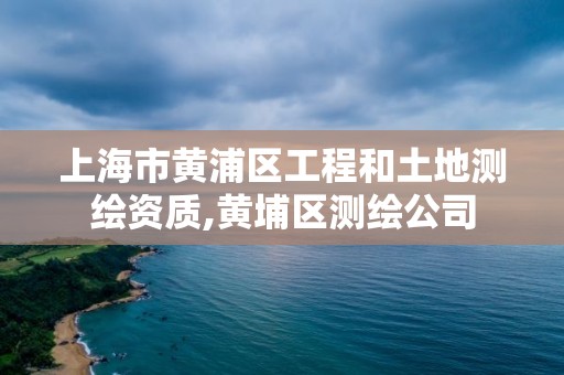 上海市黃浦區工程和土地測繪資質,黃埔區測繪公司