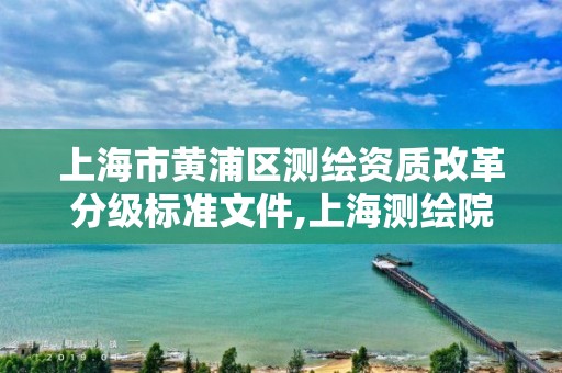 上海市黃浦區(qū)測繪資質(zhì)改革分級標準文件,上海測繪院改制