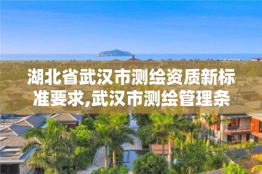 湖北省武漢市測繪資質(zhì)新標(biāo)準(zhǔn)要求,武漢市測繪管理?xiàng)l例