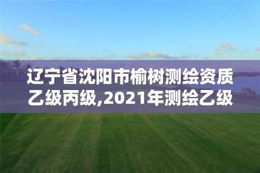 遼寧省沈陽市榆樹測繪資質乙級丙級,2021年測繪乙級資質