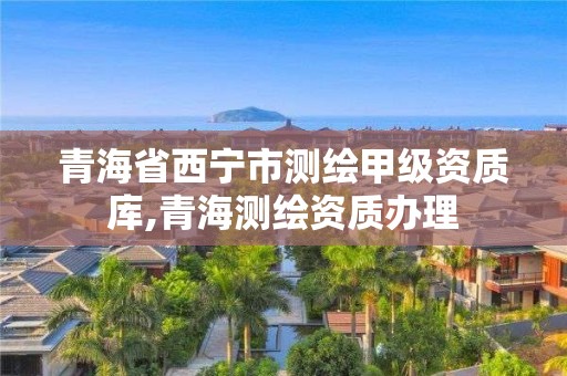 青海省西寧市測繪甲級資質庫,青海測繪資質辦理