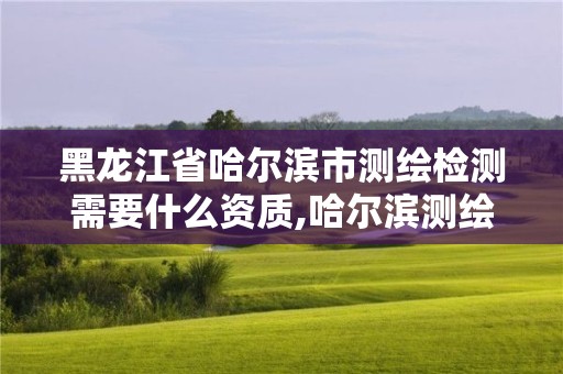 黑龍江省哈爾濱市測繪檢測需要什么資質,哈爾濱測繪公司電話