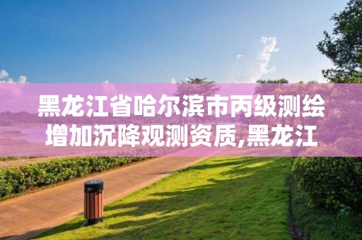 黑龍江省哈爾濱市丙級測繪增加沉降觀測資質,黑龍江省哈爾濱市測繪局