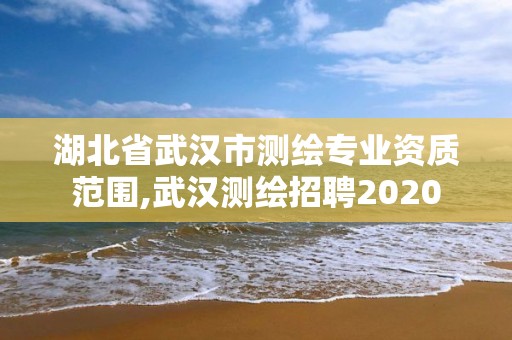 湖北省武漢市測繪專業資質范圍,武漢測繪招聘2020