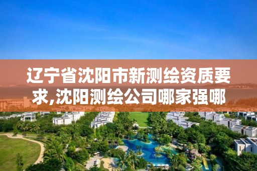 遼寧省沈陽市新測繪資質要求,沈陽測繪公司哪家強哪家好