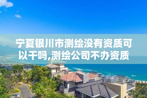 寧夏銀川市測繪沒有資質可以干嗎,測繪公司不辦資質可以嗎