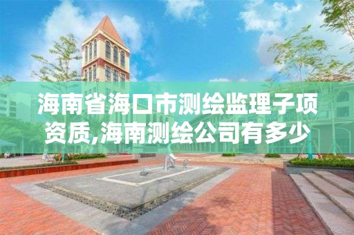 海南省海口市測繪監理子項資質,海南測繪公司有多少家