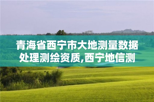 青海省西寧市大地測(cè)量數(shù)據(jù)處理測(cè)繪資質(zhì),西寧地信測(cè)繪