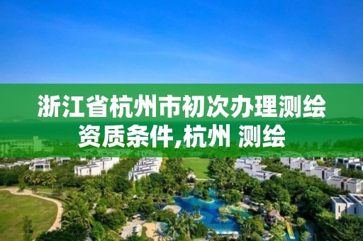 浙江省杭州市初次辦理測繪資質條件,杭州 測繪