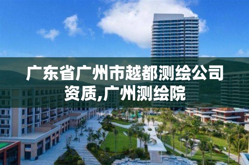 廣東省廣州市越都測繪公司資質(zhì),廣州測繪院