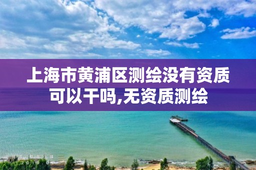 上海市黃浦區測繪沒有資質可以干嗎,無資質測繪