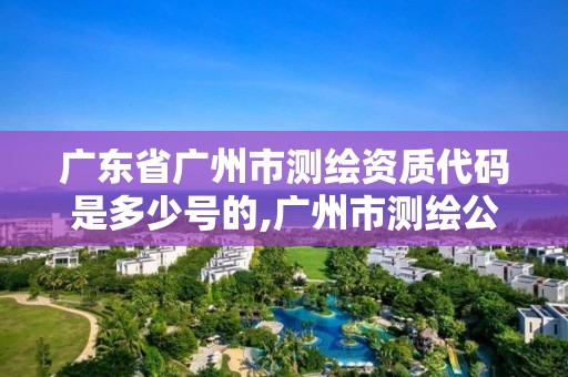 廣東省廣州市測繪資質(zhì)代碼是多少號的,廣州市測繪公司。