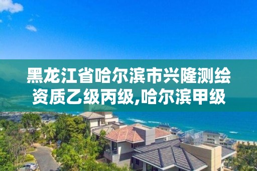 黑龍江省哈爾濱市興隆測繪資質(zhì)乙級丙級,哈爾濱甲級測繪公司