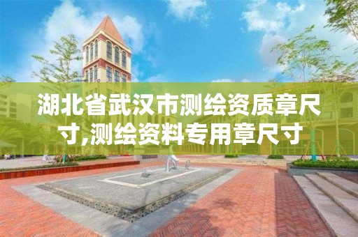 湖北省武漢市測繪資質章尺寸,測繪資料專用章尺寸