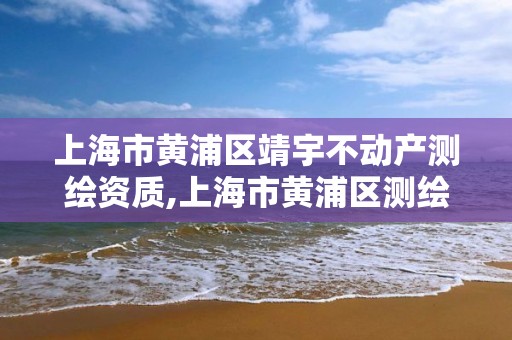 上海市黃浦區靖宇不動產測繪資質,上海市黃浦區測繪中心