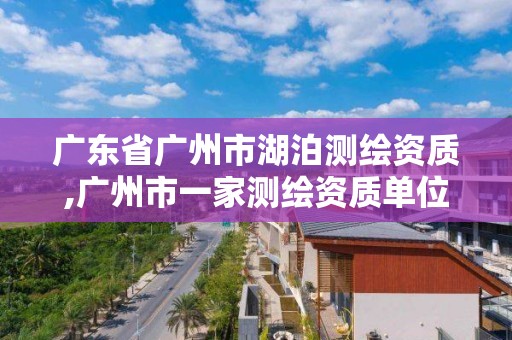 廣東省廣州市湖泊測繪資質,廣州市一家測繪資質單位