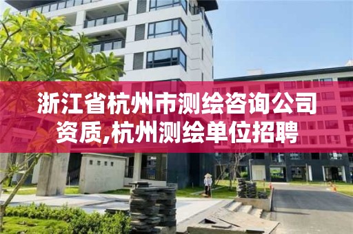 浙江省杭州市測繪咨詢公司資質,杭州測繪單位招聘