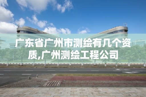 廣東省廣州市測繪有幾個資質,廣州測繪工程公司