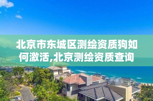 北京市東城區測繪資質狗如何激活,北京測繪資質查詢系統