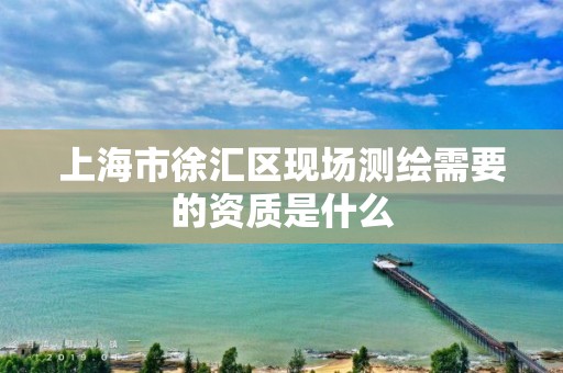 上海市徐匯區現場測繪需要的資質是什么