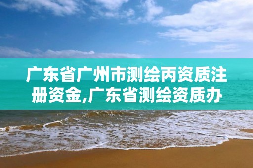 廣東省廣州市測繪丙資質注冊資金,廣東省測繪資質辦理流程。