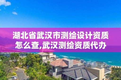 湖北省武漢市測繪設計資質怎么查,武漢測繪資質代辦