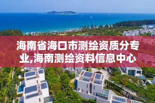 海南省海口市測繪資質分專業,海南測繪資料信息中心