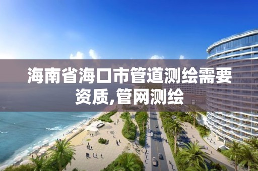 海南省海口市管道測繪需要資質,管網測繪