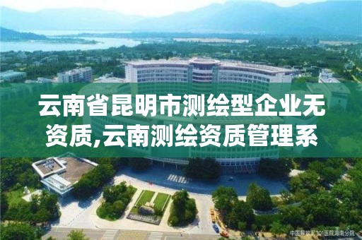 云南省昆明市測繪型企業無資質,云南測繪資質管理系統