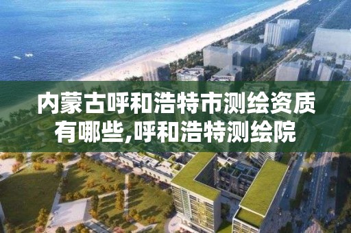 內蒙古呼和浩特市測繪資質有哪些,呼和浩特測繪院