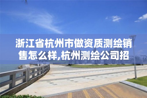 浙江省杭州市做資質(zhì)測繪銷售怎么樣,杭州測繪公司招聘。