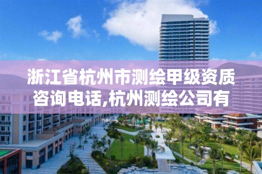 浙江省杭州市測繪甲級資質咨詢電話,杭州測繪公司有哪幾家