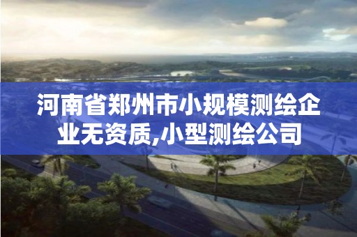 河南省鄭州市小規模測繪企業無資質,小型測繪公司