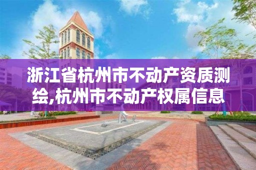 浙江省杭州市不動產資質測繪,杭州市不動產權屬信息查詢記錄