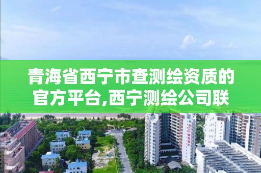 青海省西寧市查測繪資質的官方平臺,西寧測繪公司聯系方式