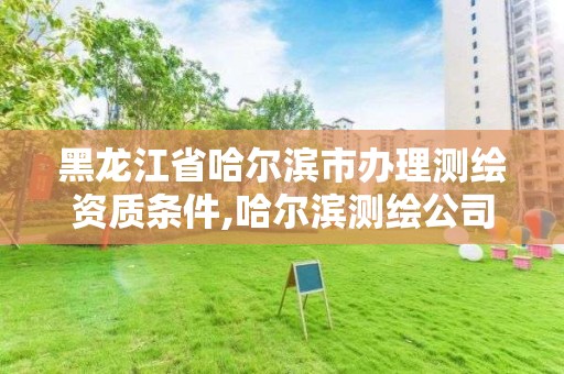 黑龍江省哈爾濱市辦理測繪資質條件,哈爾濱測繪公司電話