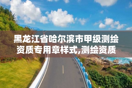 黑龍江省哈爾濱市甲級測繪資質專用章樣式,測繪資質專用章樣式圖。